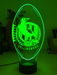 Collingwood Magpie Australian Football Club 3D LED Night Light Lamp - KustomboxNight Lights & Ambient LightingKustomboxStandard Size