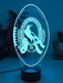 Collingwood Magpie Australian Football Club 3D LED Night Light - KustomboxNight Lights & Ambient LightingKustomboxStandard Size