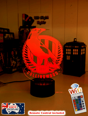 Collingwood Magpies Australian Football Club 3D LED Night Sports Light - KustomboxNight Lights & Ambient LightingKustomboxStandard Size