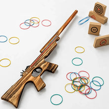 Combat Rifle Wooden Rubber Band Toy Classic Timber Toy Gun - KustomboxToys & GamesKustombox1 x Combat Rifle
