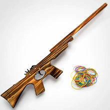 Combat Rifle Wooden Rubber Band Toy Classic Timber Toy Gun - KustomboxToys & GamesKustombox1 x Combat Rifle