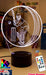 CRICKET PLAYER BATSMAN PERSONALISED NAME 3D LED NIGHT LIGHT LAMP + REMOTE CONTROL - KustomboxNight Lights & Ambient LightingKustomboxStandard Black Base