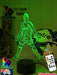 Cristiano Ronaldo Portuguese Footballer Player 3D LED Night Light - KustomboxNight Lights & Ambient LightingKustomboxStandard LightWhite Crack Base