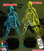 Cristiano Ronaldo Portuguese Footballer Player 3D LED Night Light - KustomboxNight Lights & Ambient LightingKustomboxStandard LightWhite Crack Base