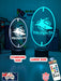 Cronulla Sharks Rugby League Club 3D LED Night Light - KustomboxNight Lights & Ambient LightingKustomboxStandard Size