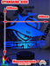 CRONULLA SHARKS Rugby League Football Club LED Night Light - KustomboxNight Lights & Ambient LightingKustomboxStandard Size