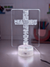Crucifix Holy Religious Cross 7 & 16 Colour 3D LED Night Light Touch Room Lamp - KustomboxNight Lights & Ambient LightingKustomboxStandard Size - Base Touch Pad Only