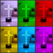 Crucifix Holy Religious Cross 7 & 16 Colour 3D LED Night Light Touch Room Lamp - KustomboxNight Lights & Ambient LightingKustomboxStandard Size - Base Touch Pad Only