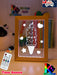 Cute Kawaii Ice cream Personalised Name Timber Picture Frame USB 3D LED Night Light Lamp - KustomboxNight Lights & Ambient LightingKustomboxTimber Frame Light