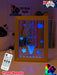 Cute Kawaii Ice cream Personalised Name Timber Picture Frame USB 3D LED Night Light Lamp - KustomboxNight Lights & Ambient LightingKustomboxTimber Frame Light