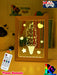 Cute Kawaii Ice cream Personalised Name Timber Picture Frame USB 3D LED Night Light Lamp - KustomboxNight Lights & Ambient LightingKustomboxTimber Frame Light