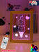 Cute Kawaii Ice cream Personalised Name Timber Picture Frame USB 3D LED Night Light Lamp - KustomboxNight Lights & Ambient LightingKustomboxTimber Frame Light