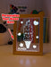 Cute Kawaii Ice cream Personalised Name Timber Picture Frame USB 3D LED Night Light Lamp - KustomboxNight Lights & Ambient LightingKustomboxTimber Frame Light