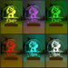 Dachshund Dog Personalised Name 3D LED Room Light Decor - KustomboxNight Lights & Ambient LightingKustomboxStandard Size