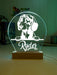 Dachshund Dog Personalised Name 3D LED Room Light Decor - KustomboxNight Lights & Ambient LightingKustomboxStandard Size