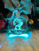 Dachshund Dog Personalised Name Christmas Light Bauble Decoration - KustomboxNight Lights & Ambient LightingKustomboxBauble - Standard Size