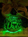 Dad's First Family Christmas Personalised Name Tree Bauble Light Decoration - KustomboxNight Lights & Ambient LightingKustomboxBauble - Standard Size