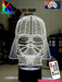 Darth Vader Wire Mask Helmet 3D LED Night Light Lamp - KustomboxNight Lights & Ambient LightingKustomboxStandard Size
