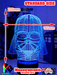 Darth Vader Wire Mask Helmet 3D LED Night Light Lamp - KustomboxNight Lights & Ambient LightingKustomboxStandard Size