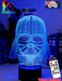 Darth Vader Wire Mask Helmet 3D LED Night Light Lamp - KustomboxNight Lights & Ambient LightingKustomboxStandard Size