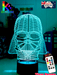 Darth Vader Wire Mask Helmet 3D LED Night Light Lamp - KustomboxNight Lights & Ambient LightingKustomboxStandard Size