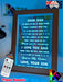 Dear Dad I Love You Personalised Message Quote Timber Frame USB 3D LED Night Light Lamp - KustomboxNight Lights & Ambient LightingKustomboxTimber Frame Light - $34.99
