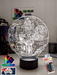 Death Star Imperial Spaceship Schematics 3D LED Night Light Lamp - KustomboxNight Lights & Ambient LightingKustomboxStandard Size