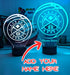 Denver Nuggets Basketball Team 3D LED Night Light Lamp - KustomboxNight Lights & Ambient LightingKustomboxStandard Size