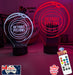 Detroit Pistons Basketball Team 3D LED Night Light Lamp - KustomboxNight Lights & Ambient LightingKustomboxStandard Size