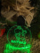 Dinosaur Yoshi Personalised Christmas Tree Bauble 3D LED Light Decoration - KustomboxNight Lights & Ambient LightingKustomboxBauble - Standard