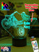 Dirt Bike Freestyle Motocross 3D LED Night Light Lamp - KustomboxNight Lights & Ambient LightingKustomboxStandard Size - No NameBlack Base