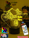 Dirt Bike Freestyle Motocross 3D LED Night Light Lamp - KustomboxNight Lights & Ambient LightingKustomboxStandard Size - No NameBlack Base