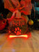 Dog Paw Christmas Personalised Name Bauble LED Hanging Decoration - KustomboxNight Lights & Ambient LightingKustomboxBauble - Standard Size