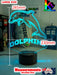 Dolphins Rugby League Football Club 3D LED Night Light - KustomboxNight Lights & Ambient LightingKustomboxStandard Size
