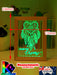 Dream Catcher Follow your Dreams Personalised Name Timber Frame base USB 3D LED Night Light + Remote - KustomboxNight Lights & Ambient LightingKustomboxTimber Frame Light