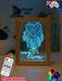 Dream Catcher Follow your Dreams Personalised Name Timber Frame base USB 3D LED Night Light + Remote - KustomboxNight Lights & Ambient LightingKustomboxTimber Frame Light