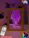 Dream Catcher Follow your Dreams Personalised Name Timber Frame base USB 3D LED Night Light + Remote - KustomboxNight Lights & Ambient LightingKustomboxTimber Frame Light