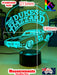 Dukes of Hazzard The General Lee 3D LED Night Light Lamp - KustomboxNight Lights & Ambient LightingKustomboxStandard Size - No Name