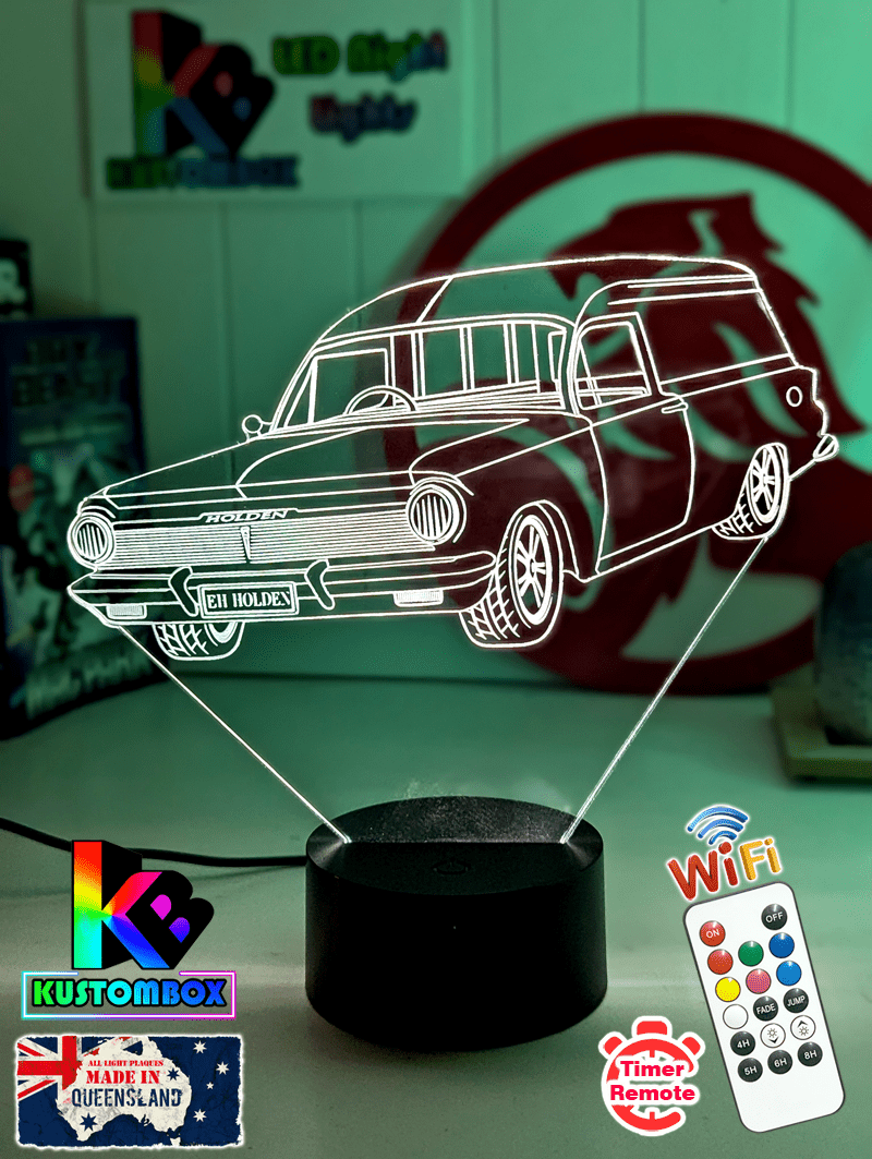 EH Holden Panel Van Car 1963 to 65 3D LED Night Light Lamp - KustomboxNight Lights & Ambient LightingKustomboxStandard Size - No Name