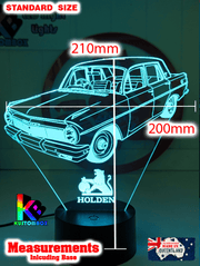 EH Holden Sedan 1963 to 65 Personalised Name 3D LED Night Light Lamp - KustomboxNight Lights & Ambient LightingKustomboxStandard Size - No Name