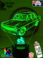EH Holden Sedan 1963 to 65 Personalised Name 3D LED Night Light Lamp - KustomboxNight Lights & Ambient LightingKustomboxStandard Size - No Name