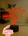 EH Holden Ute Car 1963 to 65 3D LED Night Light Lamp Mancave Bar Room - KustomboxNight Lights & Ambient LightingKustomboxStandard Size - No Name