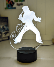Elvis Presley 3D LED Night Light Iconic Rock & Roll Acrylic Lamp for Bedroom, Man Cave & Music Lovers - KustomboxNight Lights & Ambient LightingKustomboxStandard Size