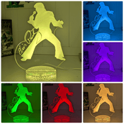 Elvis Presley 3D LED Night Light Iconic Rock & Roll Acrylic Lamp for Bedroom, Man Cave & Music Lovers - KustomboxNight Lights & Ambient LightingKustomboxStandard Size