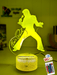 Elvis Presley Statue King of Pop 3D LED Night Light Lamp - KustomboxNight Lights & Ambient LightingKustomboxStandard Size
