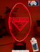 Essendon Bombers Australian Football Club 3D LED Night Light - KustomboxNight Lights & Ambient LightingKustomboxStandard Size
