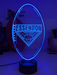 Essendon Bombers Australian Football Club 3D LED Night Light - KustomboxNight Lights & Ambient LightingKustomboxStandard Size