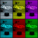 F1 Formula One Racing Car Side view 3D LED Night Light Lamp - KustomboxNight Lights & Ambient LightingKustomboxStandard Size - No Name