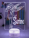 Fairy Princess Personalised Name 3D LED Night Light Childrens Lamp - KustomboxNight Lights & Ambient LightingKustomboxStandard Size