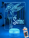 Fairy Princess Personalised Name 3D LED Night Light Childrens Lamp - KustomboxNight Lights & Ambient LightingKustomboxStandard Size